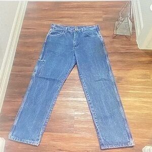 Classic Denim Straight-Leg Jeans